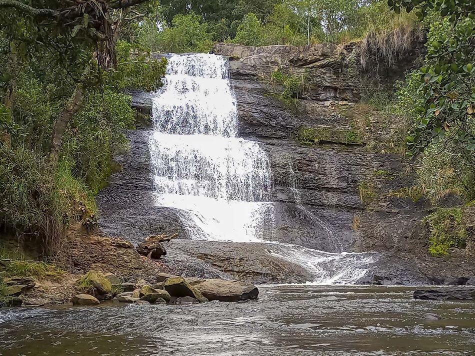 hermosa cascada en la periquera villa de leyva